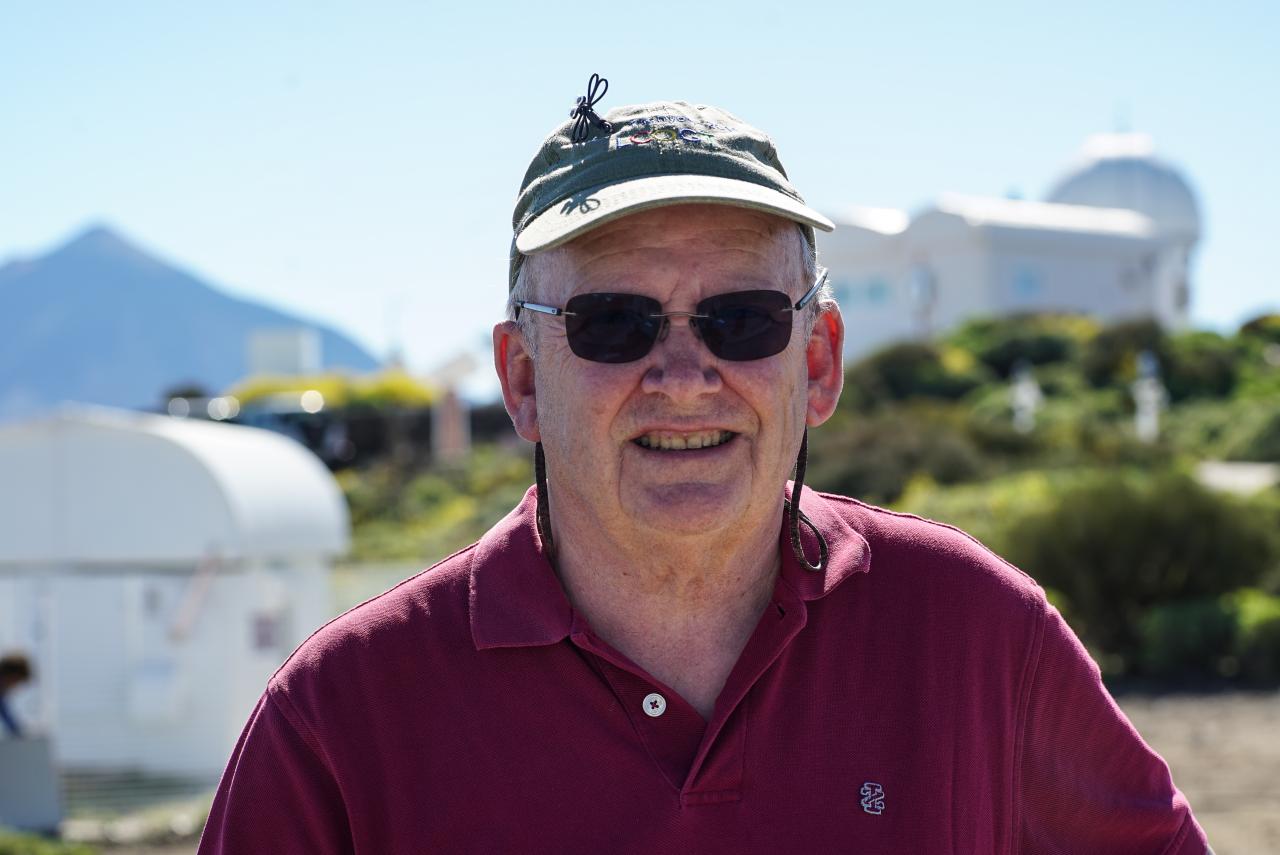 Wayne Rosing en el Observatorio del Teide