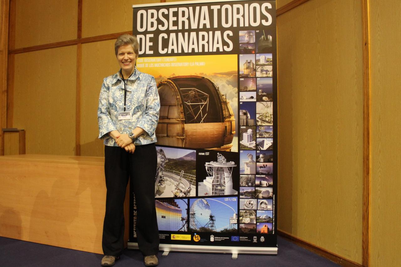 Eva K. Grebel en el IAU Symposium 355, en la Universidad de La Laguna