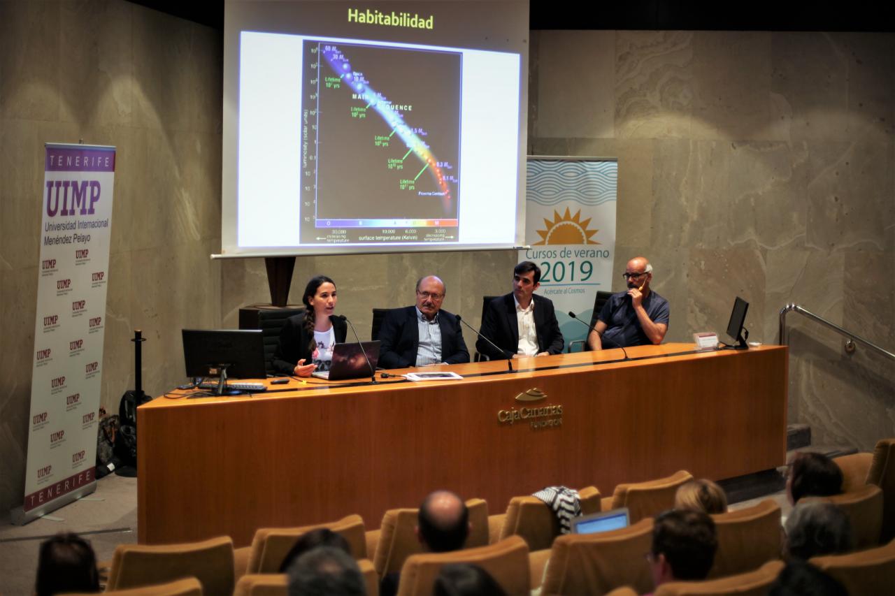 Patricia Chinchilla, Rafael Rebolo, José Alberto Rubiño and Antonio Eff-Darwich. 