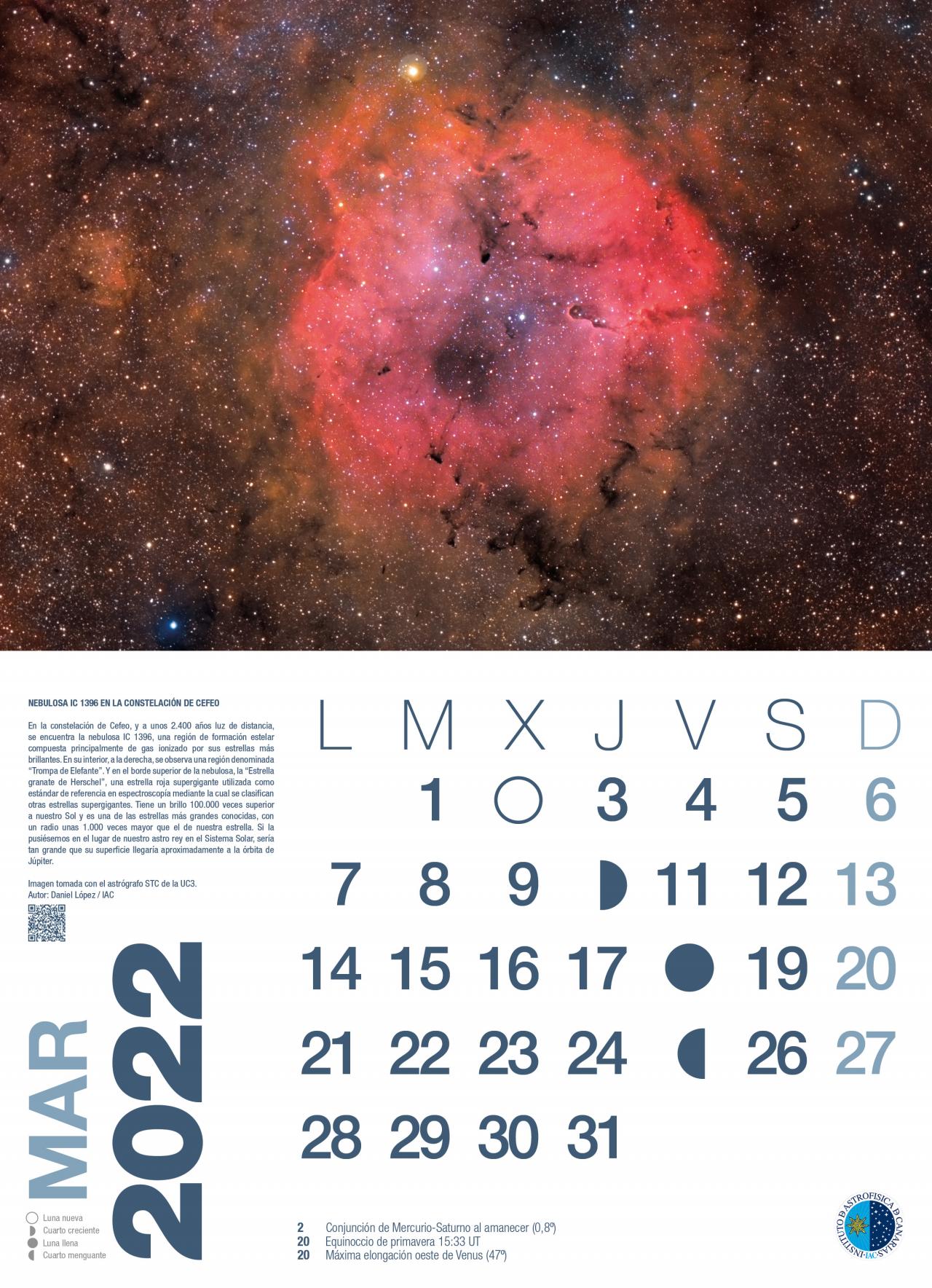 Astronomical calendar 2022