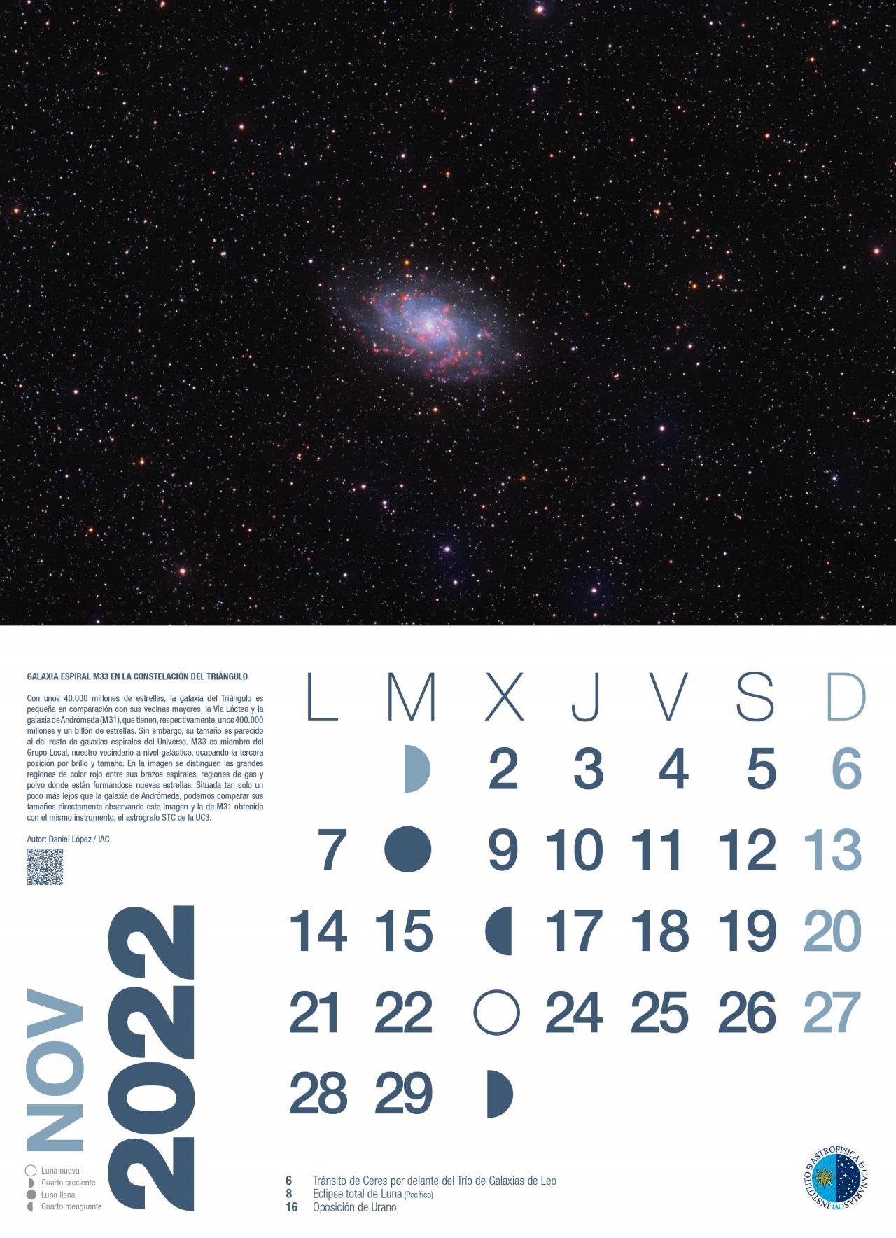 Astronomical calendar 2022