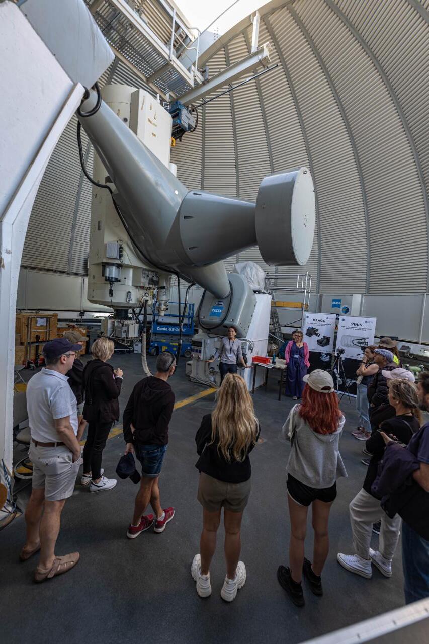 Inside the Optical Ground Station