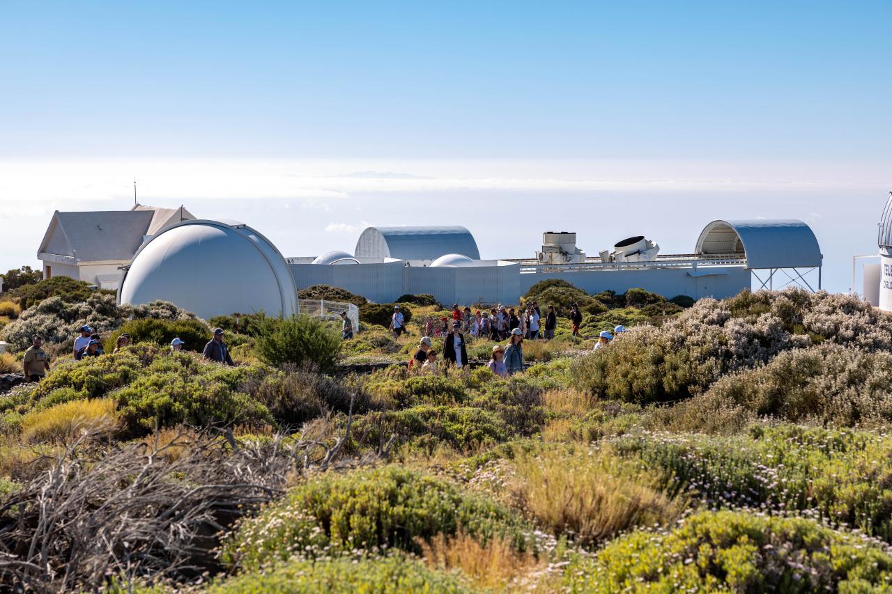 QUIJOTE experiment at the Teide Observatory during the Open Days 2023