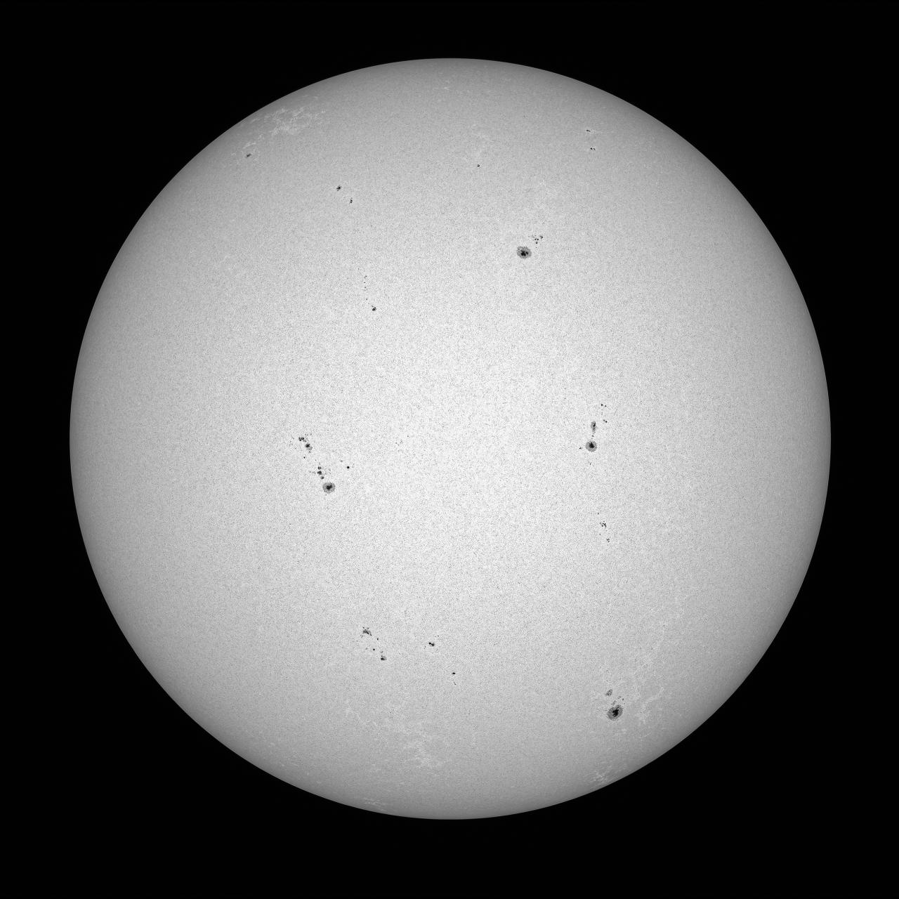 Sol luz visible 23 junio 23