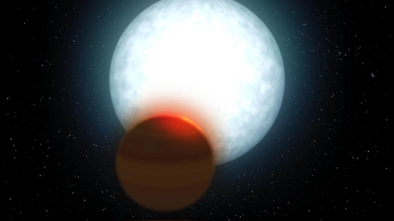 Ultra hot Jupiter - Artist's impression.