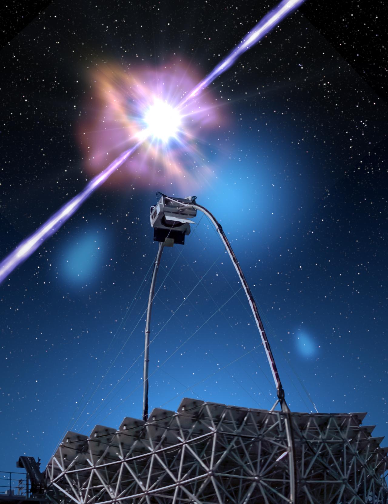 Magic Telescopes Detect The First Gamma Rays Burst At Very High Energies Instituto De Astrofisica De Canarias Iac