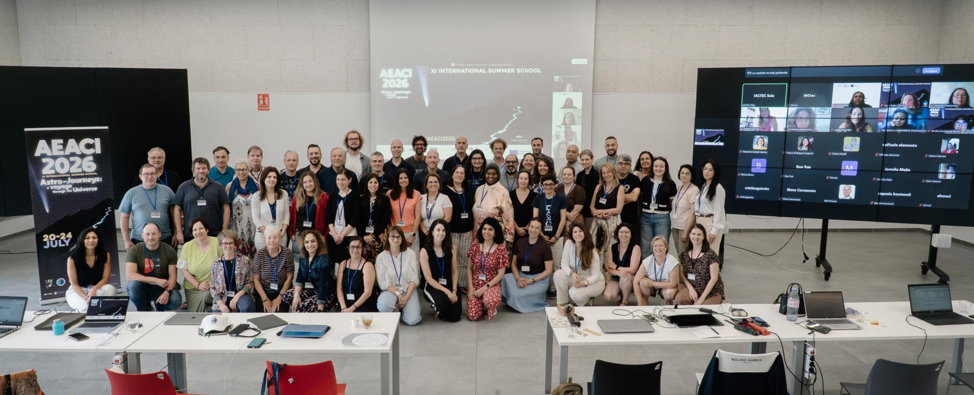 Participants in the 11th International Astronomy Education Adventure in the Canary Islands (AEACI 2026)