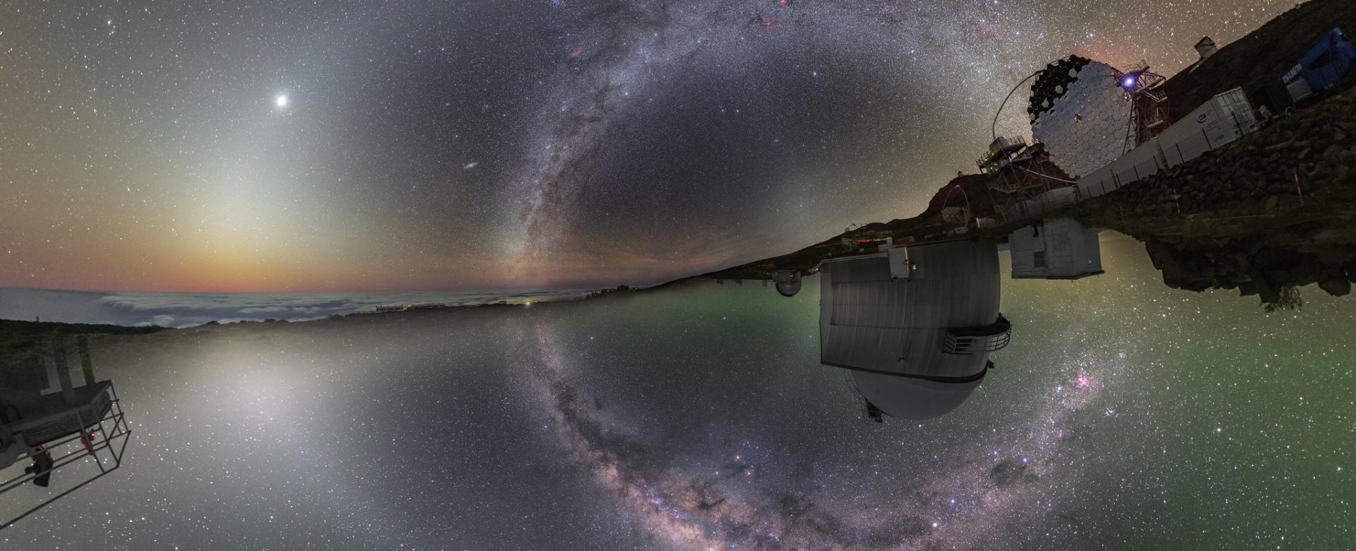 Two hemispheres Astronomy Picture of the Day (APOD) on February 27th 2020