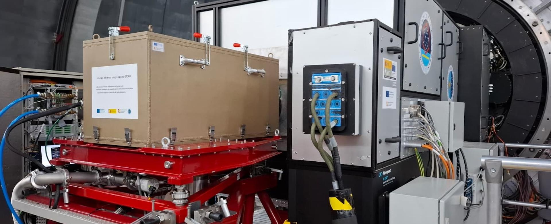 Instrumento GRANCAIN instalado en el Gran Telescopio Canarias (GTC o Grantecan)