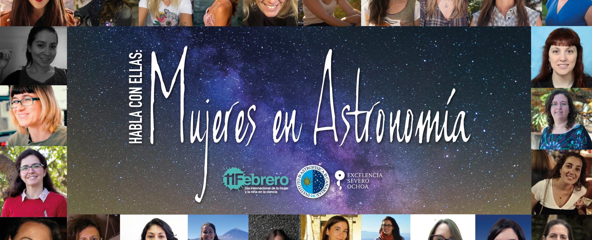 Cartel anunciador del proyecto "Habla con Ellas: Mujeres en Astronomía" edición 2021. Diseño: Inés Bonet (IAC) Cartel anunciador del proyecto "Habla con Ellas: Mujeres en Astronomía" edición 202. Diseño: Inés Bonet (IAC)