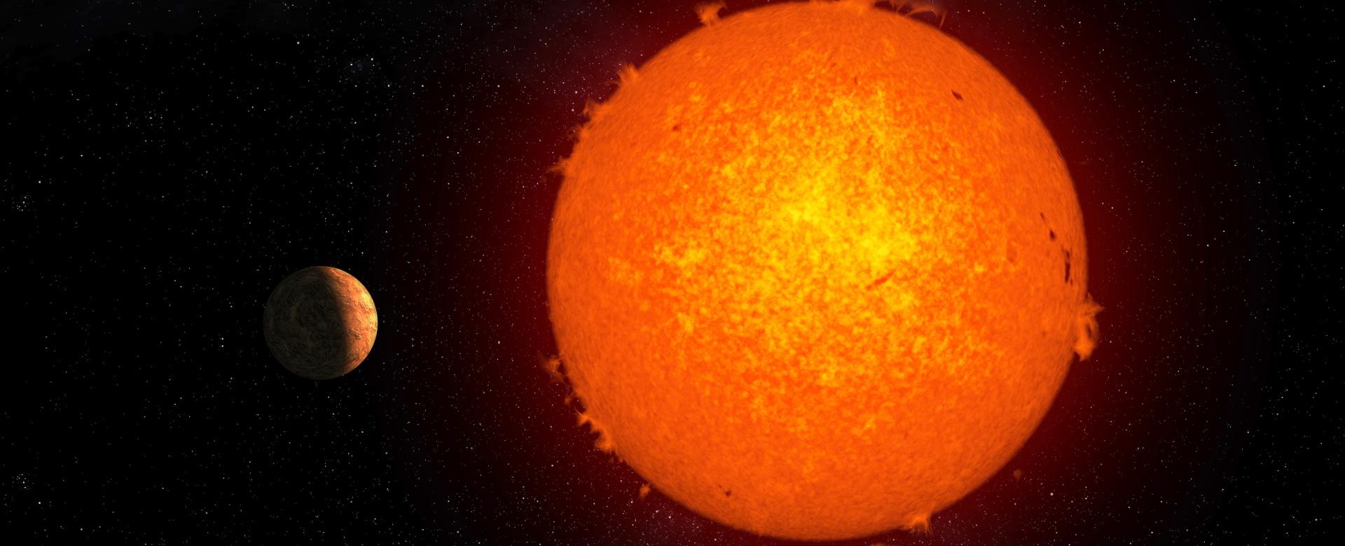 Artistic representation of the planet Proxima b orbiting its star, Proxima Centauri. Credit: Gabriel Pérez Díaz, SMM (IAC). Artistic representation of the planet Proxima b orbiting its star, Proxima Centauri. Credit: Gabriel Pérez Díaz, SMM (IAC).