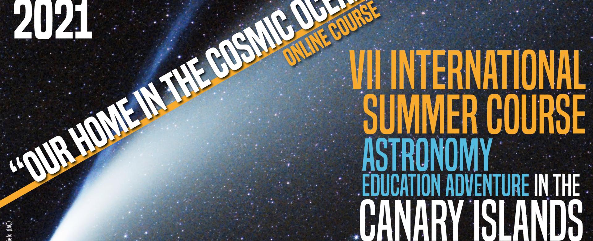 Poster of the Astronomy Education Adventure in the Canary Islands 2021 course Poster of the Astronomy Education Adventure in the Canary Islands 2021 course