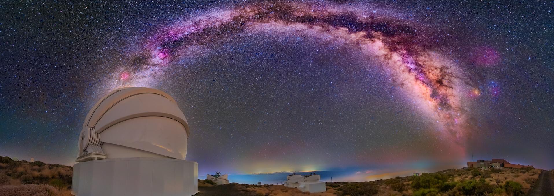 Two-meter Twin Telescope (TTT), a robotic facility located at the Teide Observatory in Tenerife, Canary Islands.