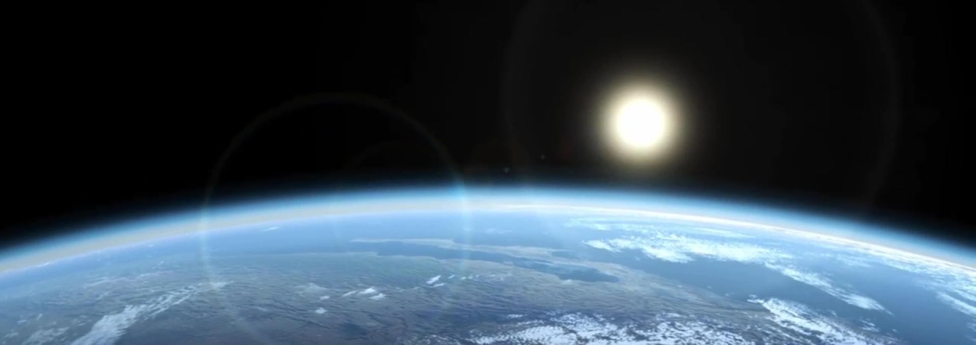 La Tierra y el Sol. Crédito: ESA