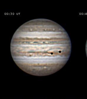 Transit of Europa and Io