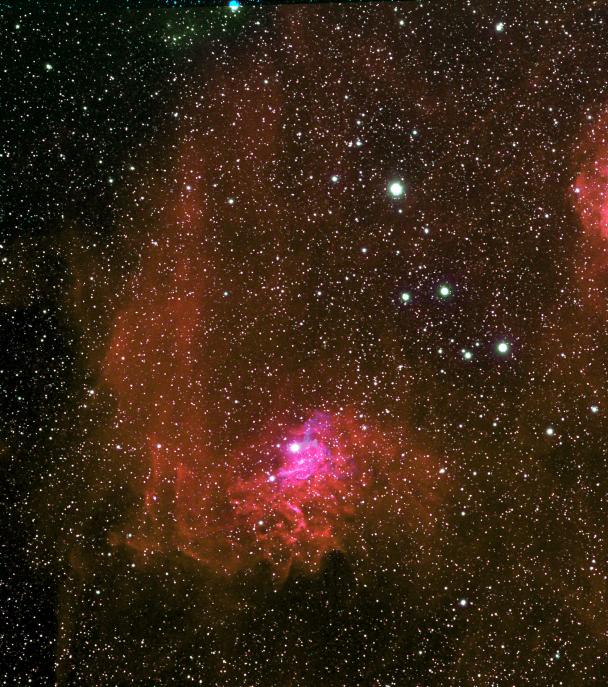 Nebulosa Estrella Llameante
