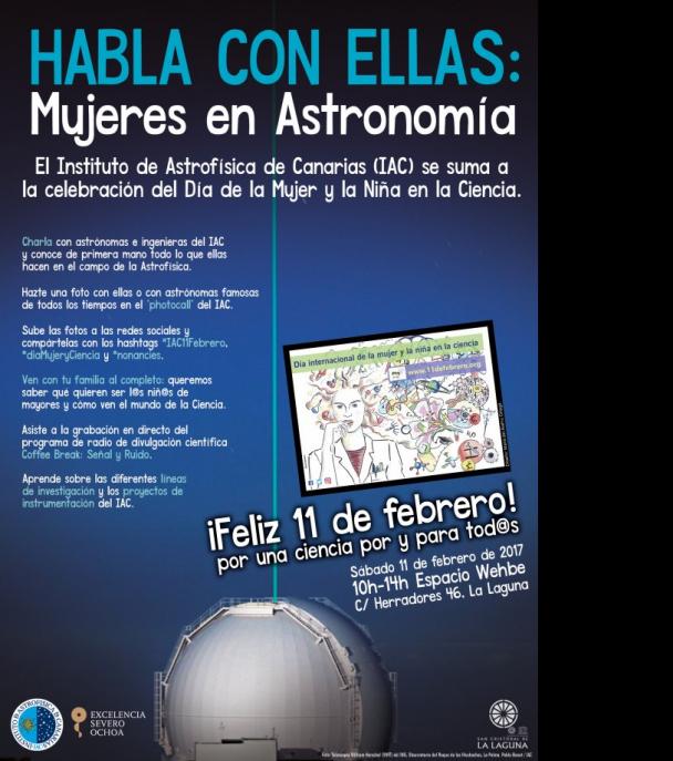 “HABLA CON ELLAS: mujeres en Astronomía”