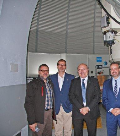 The Rector and the Vice-rector of Research of the University of Las Palmas de Gran Canaria visit the IAC and the Observatorio del Teide