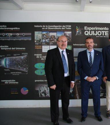 El rector y vicerrector de investigación de la ULPGC visitan el IAC y el Observatorio del Teide