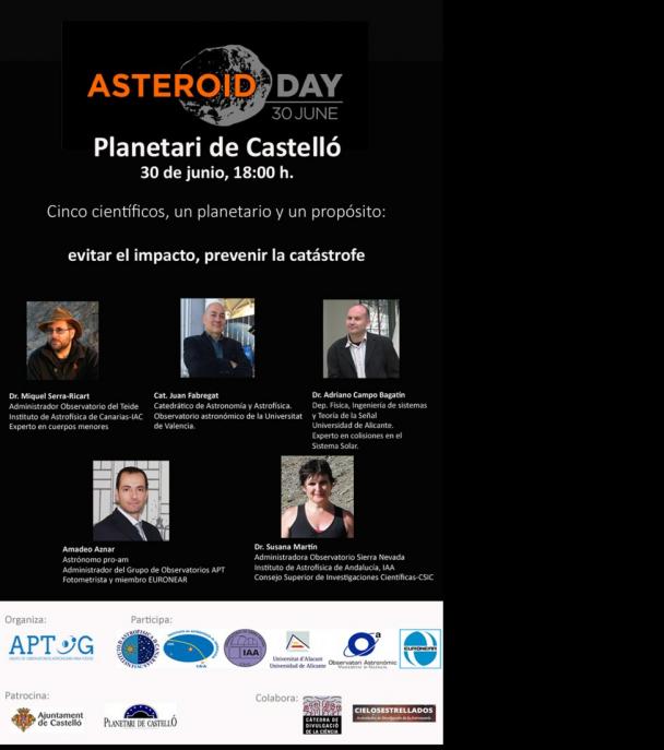 The IAC will participate tomorrow in International Asteroid Day