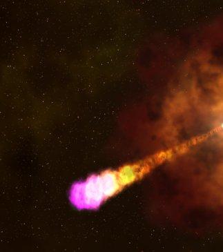 A gamma ray burst observed in unprecedented detail