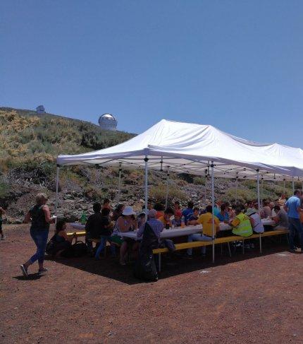 Celebrada en el Observatorio del Roque de los Muchachos una jornada de puertas abiertas para los habitantes de Garafía