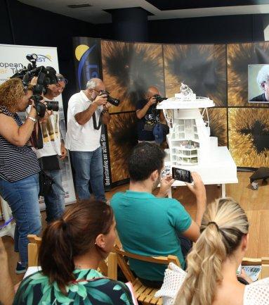 Presentación de la maqueta del Telescopio Solar Europeo en el Museo Elder de Las Palmas