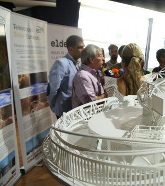 Presentation of the model of the European Solar Telescope at the Elder Museum of Las Palmas