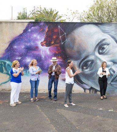 Miss Leavitt, unveiled at the University of La Laguna