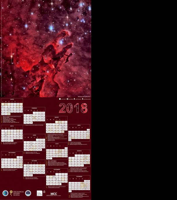 Calendario astronómico 2018