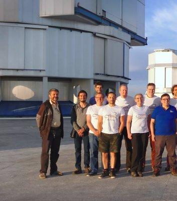 ESPRESSO has its first light on the four telescopes of the VLT at the same time