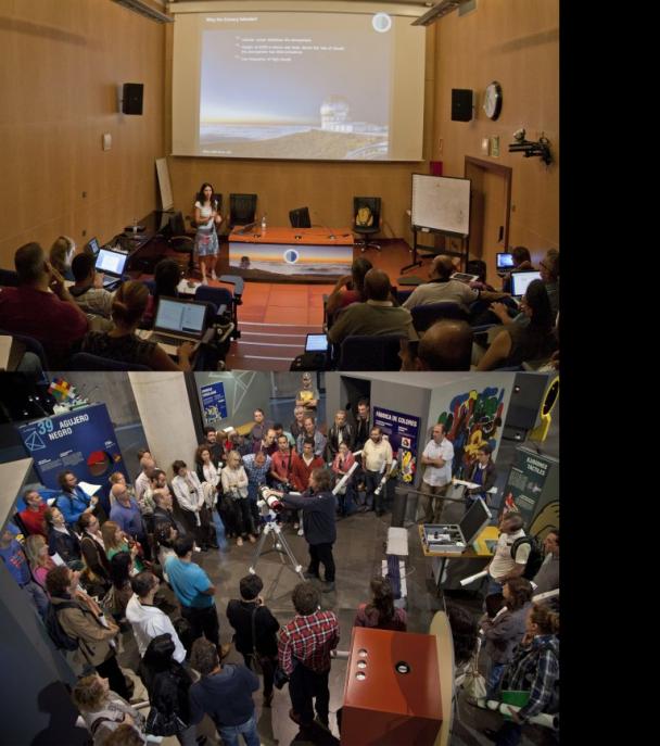 Astronomía en las aulas canarias