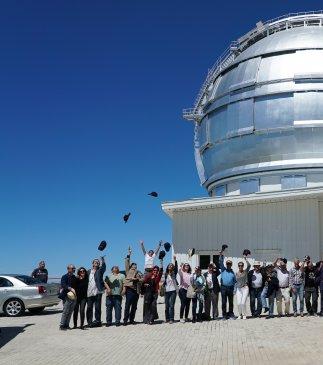 Stars from the world of literature “touch the sky” at the La Palma Observatory