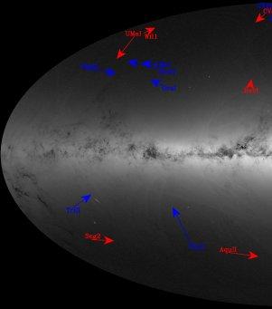 The dance of the small galaxies that surround the Milky Way