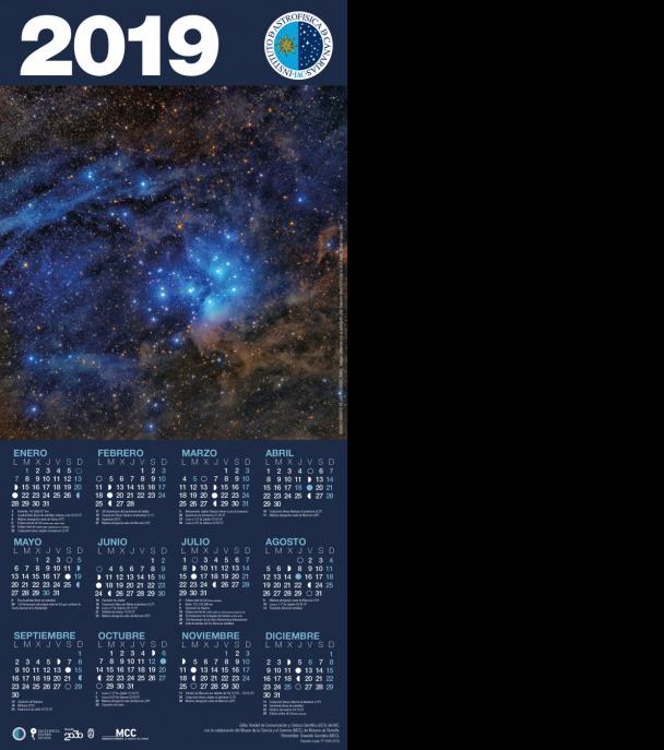 Calendario astronómico 2019