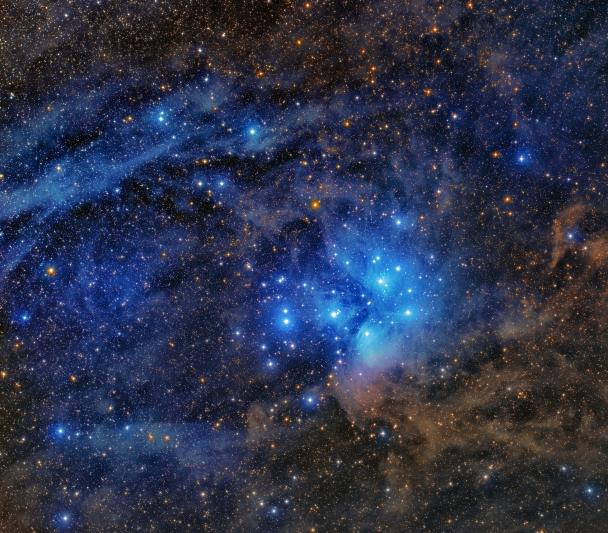 Cúmulo Abierto de las Pléyades (M45) Cúmulo Abierto de las Pléyades (M45)