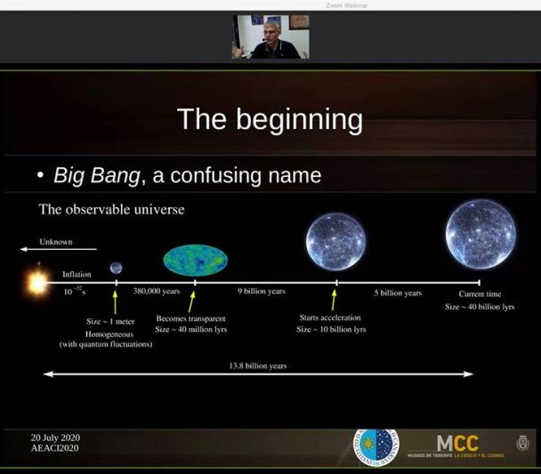 Charla "Introduction to Astronomy" por Héctor Socas en el curso "Astronomy Education Adventure in the Canary Islands 2020"