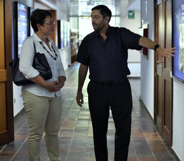 Ana Rosa Mena and Javier Licandro