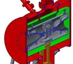 Transversal cut of the instrument