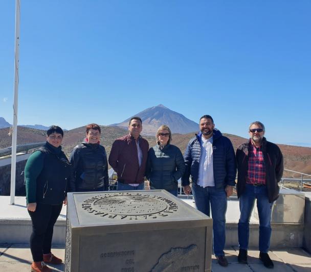 La Corporación Municipal de Tegueste visita el IAC