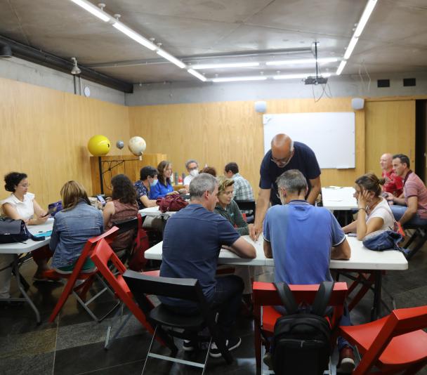 Teachers during one of the workshops at MCC