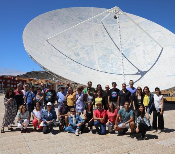 Profesores en la terraza del MCC