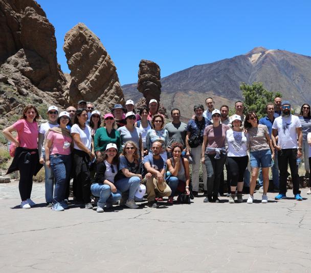 Profesores en los Roques de García