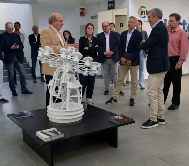 Fernando Clavijo en IACTEC Fernando Clavijo en IACTEC