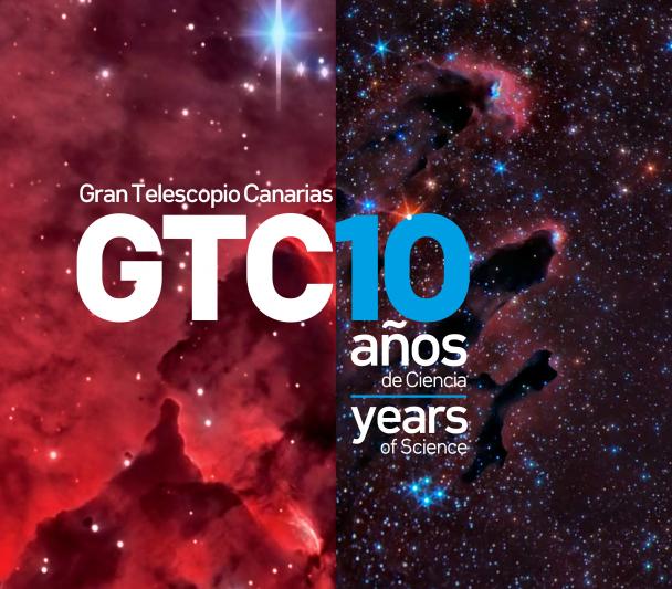 Cover leaflet "Gran Telescopio Canarias: 10 years of Science"