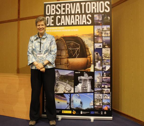 Eva K. Grebel en el IAU Symposium 355, en la Universidad de La Laguna.