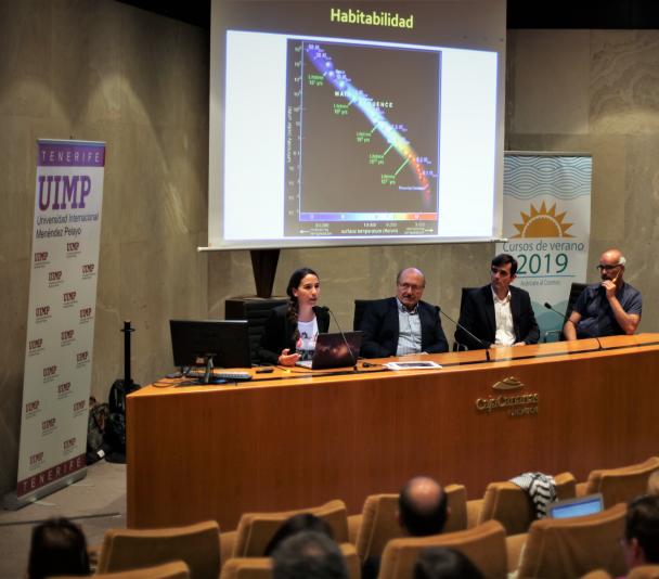 Patricia Chinchilla, Rafael Rebolo, José Alberto Rubiño and Antonio Eff-Darwich. 