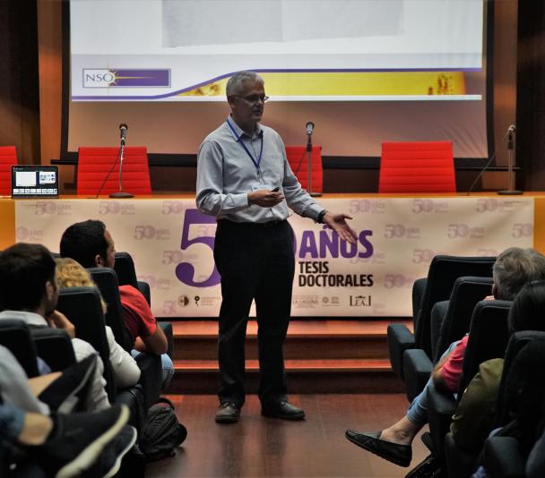 Valentín Martínez, director of the National Solar Observatory (NSO)