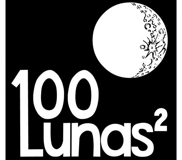 Logo del proyecto "100 Lunas Cuadradas" Logo del proyecto "100 Lunas Cuadradas"