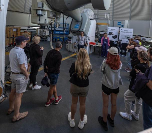 Inside the Optical Ground Station